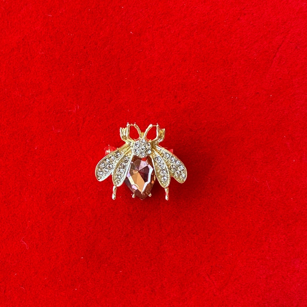Small Gold and Silver Bee Brooch